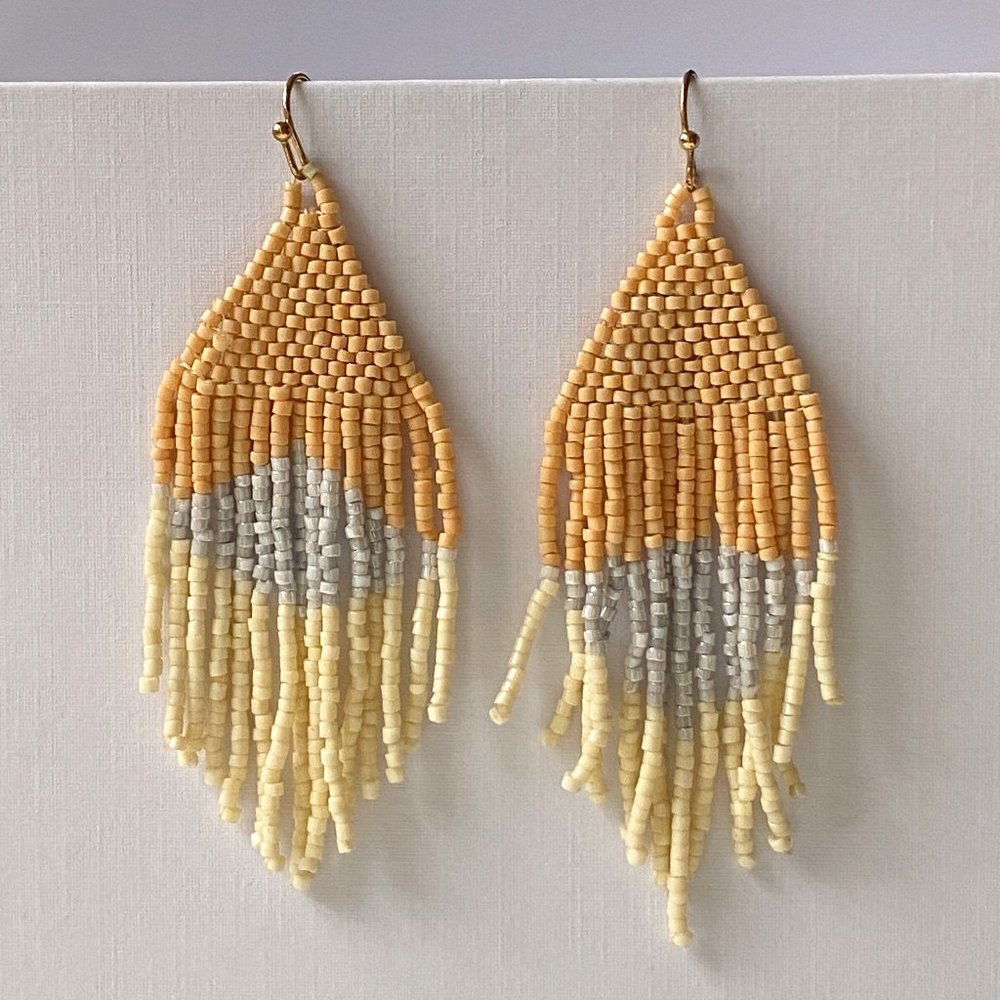Beaded Fringe/Tassel Earrings